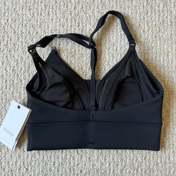 Black Adjustable Racerback Nursing Bra - Picture 8 of 14